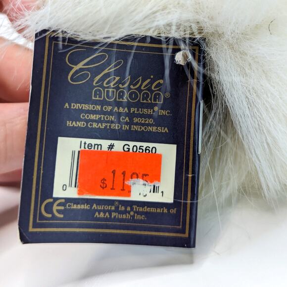 Vintage Aurora Lhasa Apso Shih Tzu Plush 96 Realistic Dog Puppy Stuff Animal 9" - Picture 9 of 10